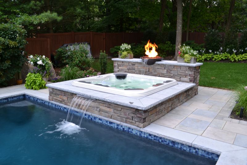 Swimming Pools With Attached Spas - Westrock Pool & Spa in Rockland County, NY