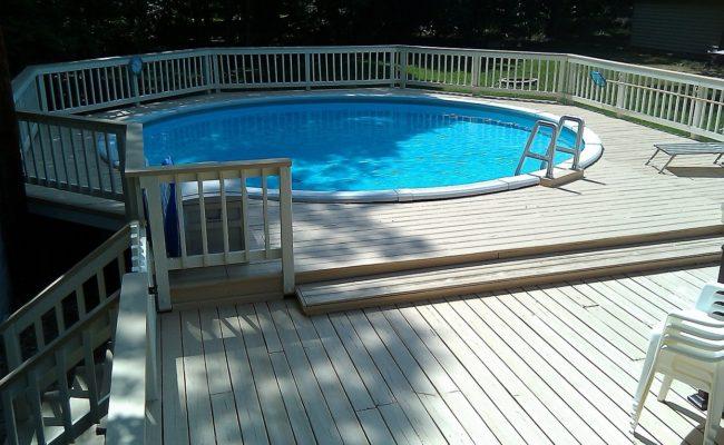 above ground pool closing