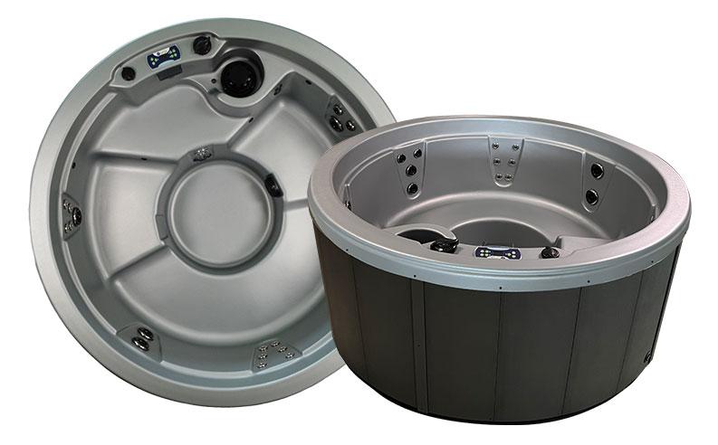choosing Celtic Hot Tubs backyard setup